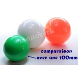 balle scène contact Babache 100mm violette, magasin jonglerie Nantes