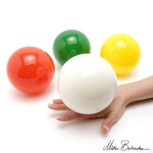 grosse balle scène Babache 125mm rouge, magasin jonglerie Nantes