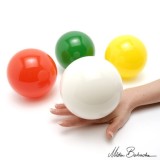 grosse balle scène Babache 125mm rouge, magasin jonglerie Nantes