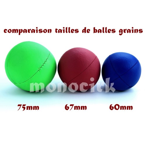 petite balle jonglerie 62mm à graines, magasin cirque Nantes Bretagne