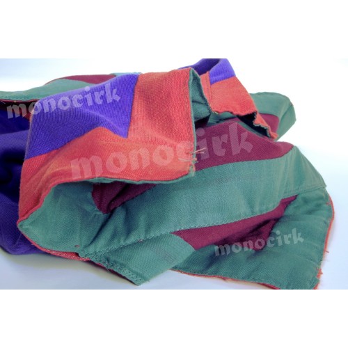 frisbee tissu Starflyer Dapo orange-violet, magasin cirque Nantes 44