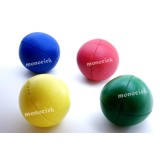 petite balle jonglerie 62mm 4 panneaux et graines millet