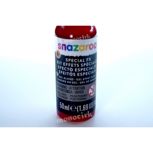 gel faux sang 50ml Snazaroo, maquillage clown magasin cirque Nantes