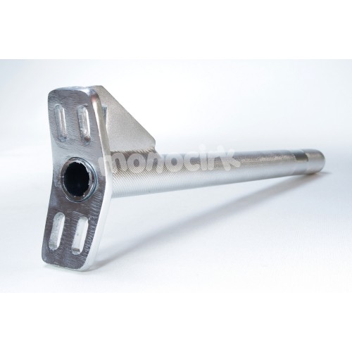 tube selle aluminium 25,4mm chrome QU-AX