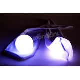 paire poïs chaussettes lumineuses LED FADE fondue lente