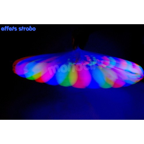 paire bolas poïs lumineuses LED stroboscopiques