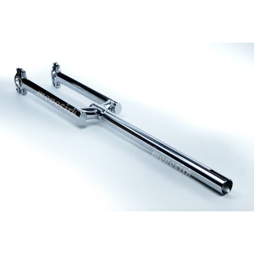 cadre monocycle 20" acier chromé longneck 400