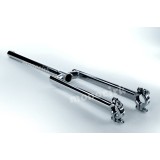 monocycle cadre fourche acier 20" longneck chrome, magasin Nantes 44