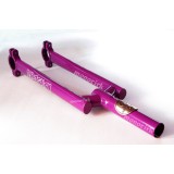cadre fourche monocycle 20" Violet acier NIMBUS 2