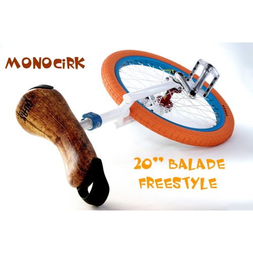 monocycle 20" axe ISIS QU-AX, cadre KOXX, jante double paroi