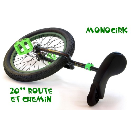 monocycle roue 20" axe carré initiation enfant adulte