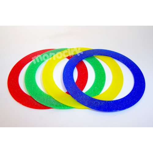 anneau jonglerie Mister Babache junior enfant 24cm 80g pailleté