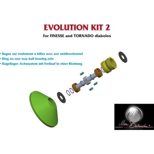 kit axe roulements Babache Evolution, magasin diabolos cirque Nantes