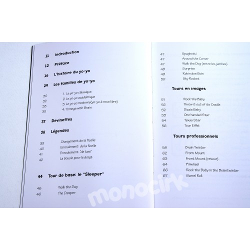 livre "le monde du yoyo" 93 pages, magasin jonglerie cirque Nantes 44