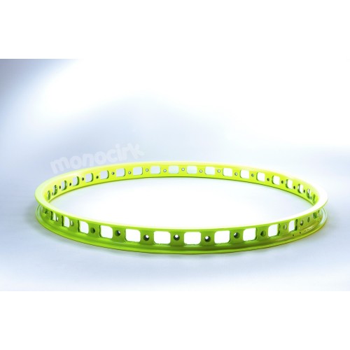 jante 24" x36mm vélo monocycle 24 TWO FOUR 36 rayons jaune fluo