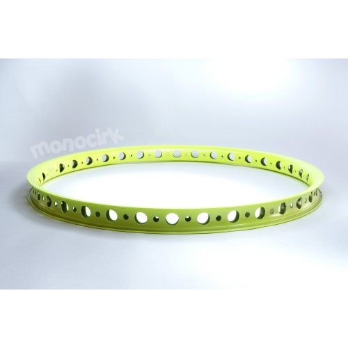 jante 26" TWOFOUR double-paroi percée jaune fluo 36 rayons