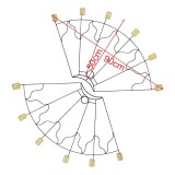 éventails feu grands 1,1kg