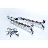 monocycle cadre fourche acier 20" Profi chrome, magasin cirque Nantes