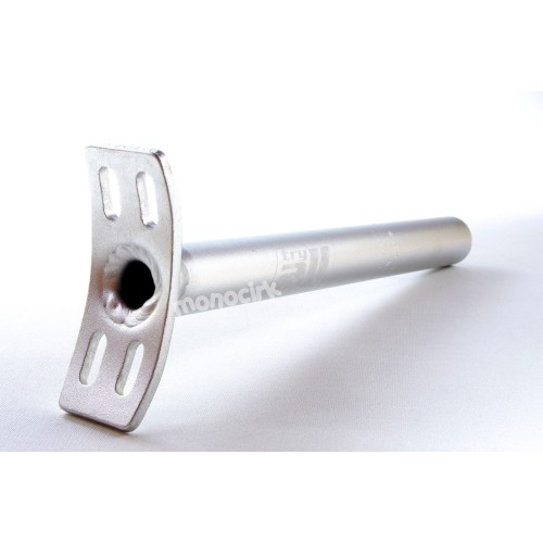tube selle monocycle 27,2mm TRY ALL argent aluminium