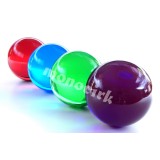 balle contact acrylique 90mm couleurs