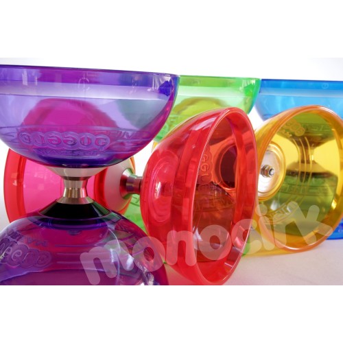 diabolo triple roulement HURRICANE translucide, magasin Nantes cirque