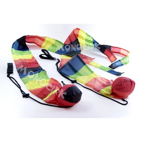 paire poïs rubans arc en ciel Juggle Dream