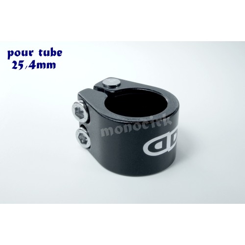 collier de selle 28,6mm 2 vis IMPACT noir