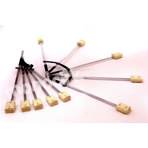 éventails feu GORA 5 branches pliables