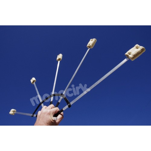 éventails feu GORA pliables 5 branches, magasin jonglerie Nantes