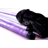 bâton du diable PICASSO fibre violet et noir, magasin jonglerie Nantes