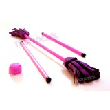 bâton du diable fleurs NEO FLUO rose, Nantes magasin cirque jonglerie