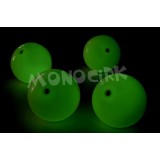 lot 3 balles DX CHROMA 68mm phospho