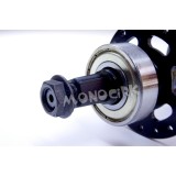 Ecrou M8 à clé 14mm pour axe carré de monocycle, Nantes cirque