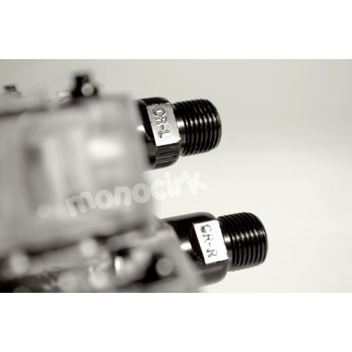 pédales BMX transparentes, matériel monocycle magasin Nantes Bretagne