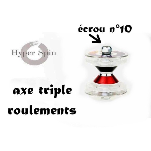 diabolo triple roulement HYPERSPIN TC, magasin jonglerie Nantes 44