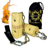 bolas feu simple tête kevlar 100mm FNG, magasin jonglerie Nantes 44