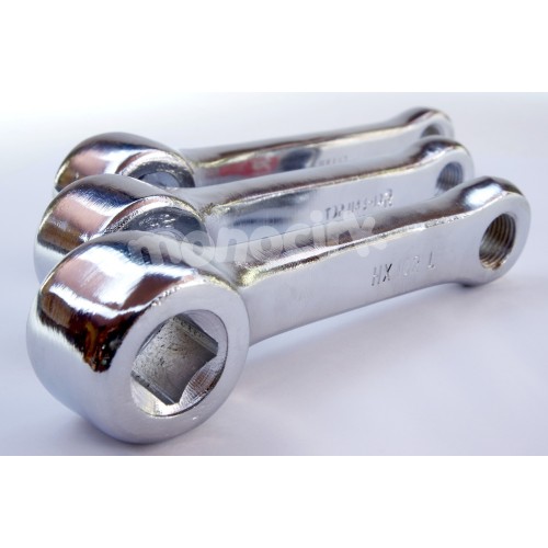 monocycle Nantes manivelles carrées en acier 89,102,114,127,152mm