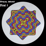 frisbee tissu Dapo étoile SPIRAL, magasin cirque Nantes jonglerie 44