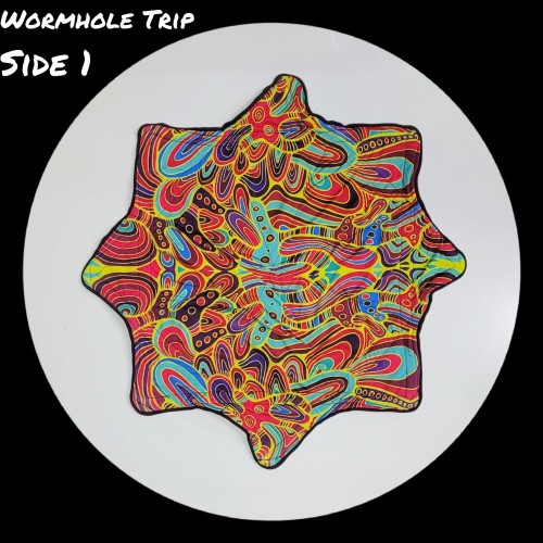 frisbee tissu Dapo SpinStar WORMHOLE, magasin cirque Nantes Breizh