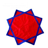 frisbee tissu Starflyer Dapo rouge-bleu, magasin cirque jongle Nantes
