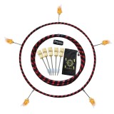 hula hoop cerceau feu 100cm 5 mèches FNG