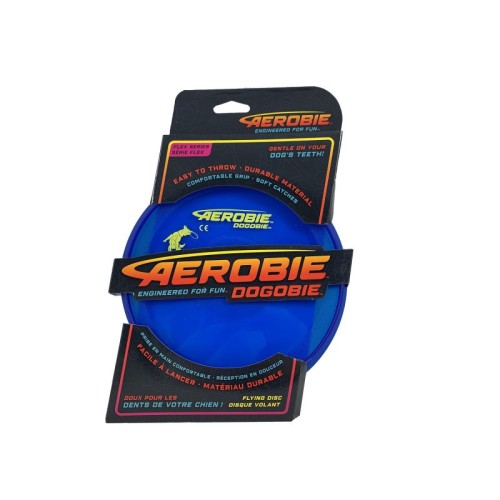 frisbee pour chien DOGOBIE AEROBIE bleu