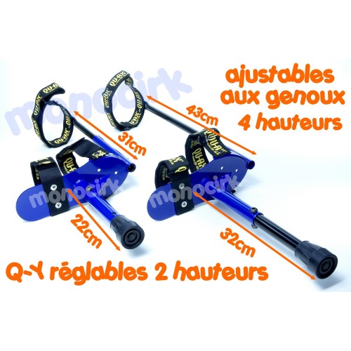 échasses enfants réglables 60kg maxi