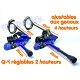 échasses enfants droites ajustables en acier, magasin cirque Nantes 44