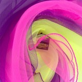 kit 3 mini foulards 40x40 jaune-rose-violet