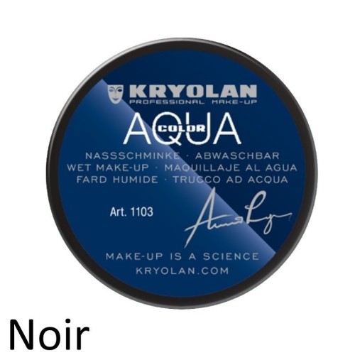 KRYOLAN Aquacolor DEEP BLACK 55ml