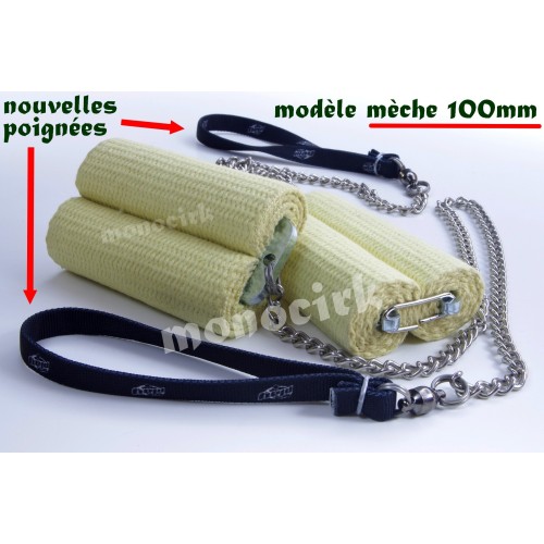 copy of copy of copy of bolas feu double FNG mèche 100mm 570g