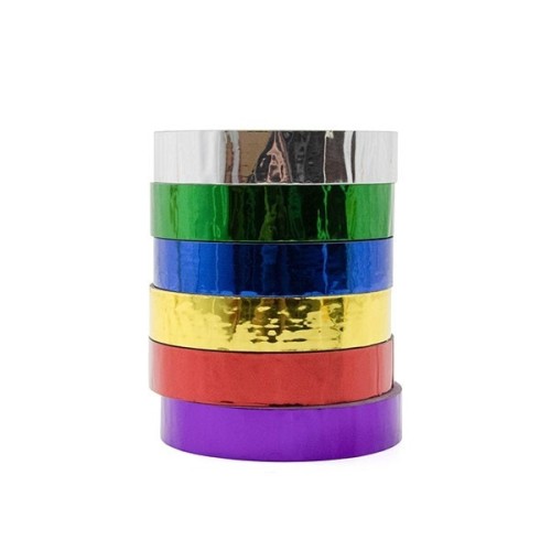 bande déco adhésive 33mx19mm brillante lisse