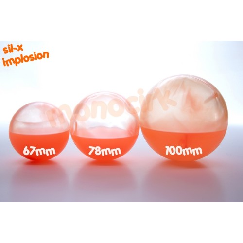 balle jongle Sil-X 75mm Light mate 1/3 silicone, magasin Nantes cirque