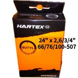 chambre à air Fat 24"x3" Hartex Schrader